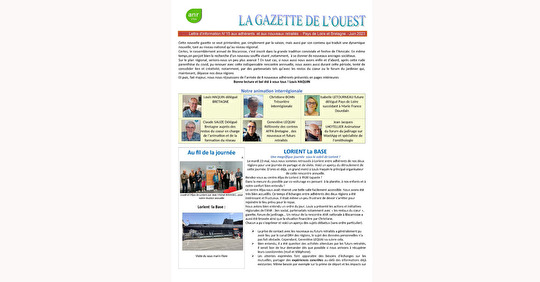 Pays de Loire/Bretagne : Lettre d’information N°15 - Juin 2023