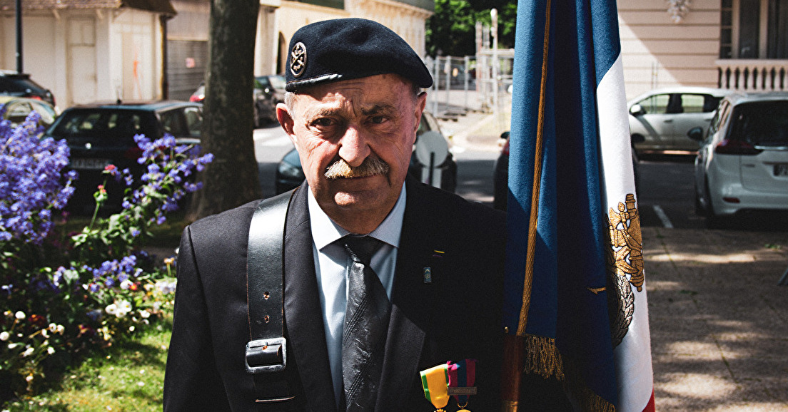 Hommage à Pierre MOURLON porte-drapeau de l'UD 03 ALLIER