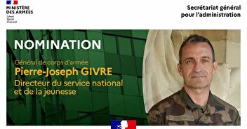 NOMINATION : Le général PJ Givre (AA64), nouveau directeur du SNJ