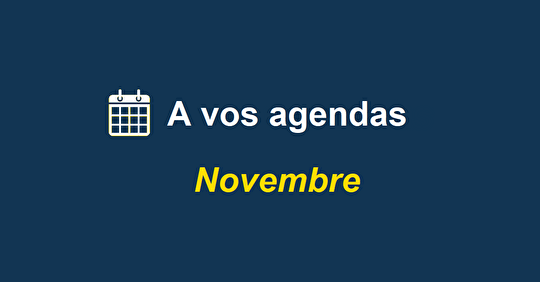 Agenda Novembre 2023