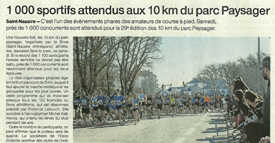 Article du journal Ouest France du 24 février 2023