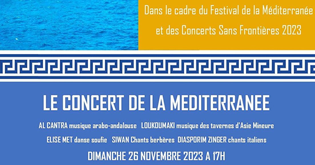 Prenez vos places pour le concert de la Méditerranée !