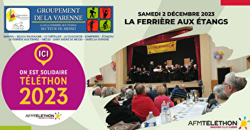 Téléthon 2023 - Samedi 2 décembre à La Ferrière aux Étangs.