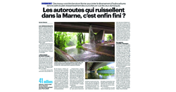 Article du Parisien du 08/11/2023 - Ruisellements Autoroute