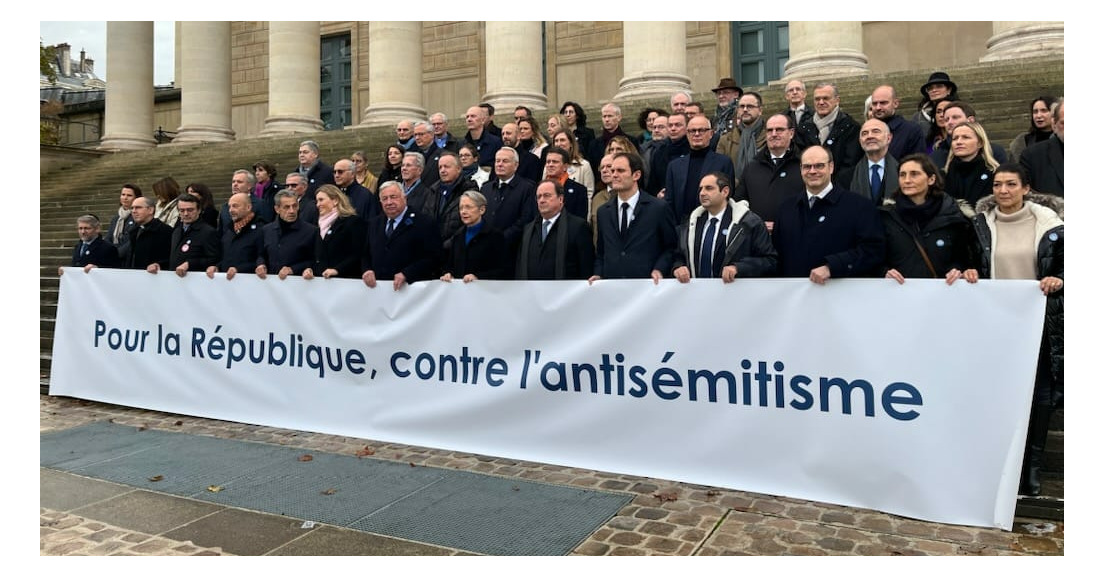 Le président de la FPF, en tête de marche contre l'antisémitisme dimanche