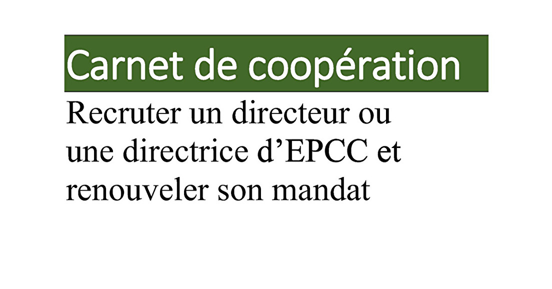 Carnet de coopération #2 - Octobre 2016