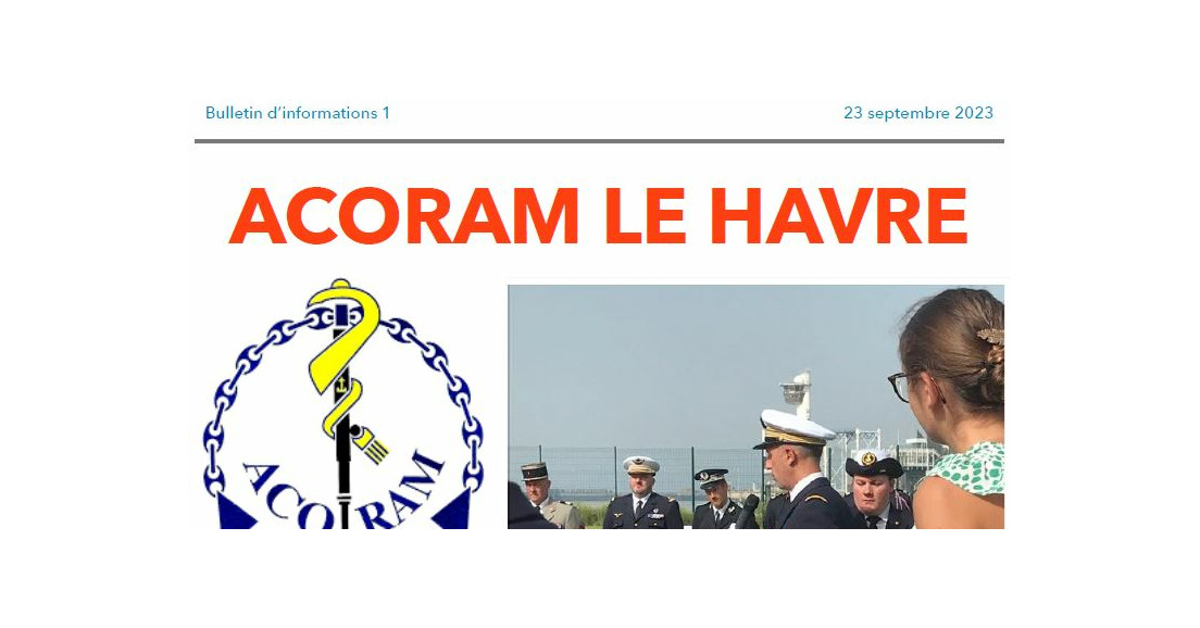 Le Havre : bulletin de section septembre 2023