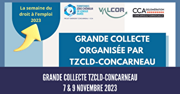 Grande collecte organisée par TZCLD-Concarneau dans les déchetteries Valcor