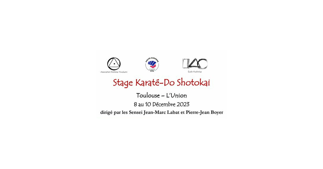 KARATÉ-DO - Stage de Karaté-Do Shotokai (École Mushinkai)