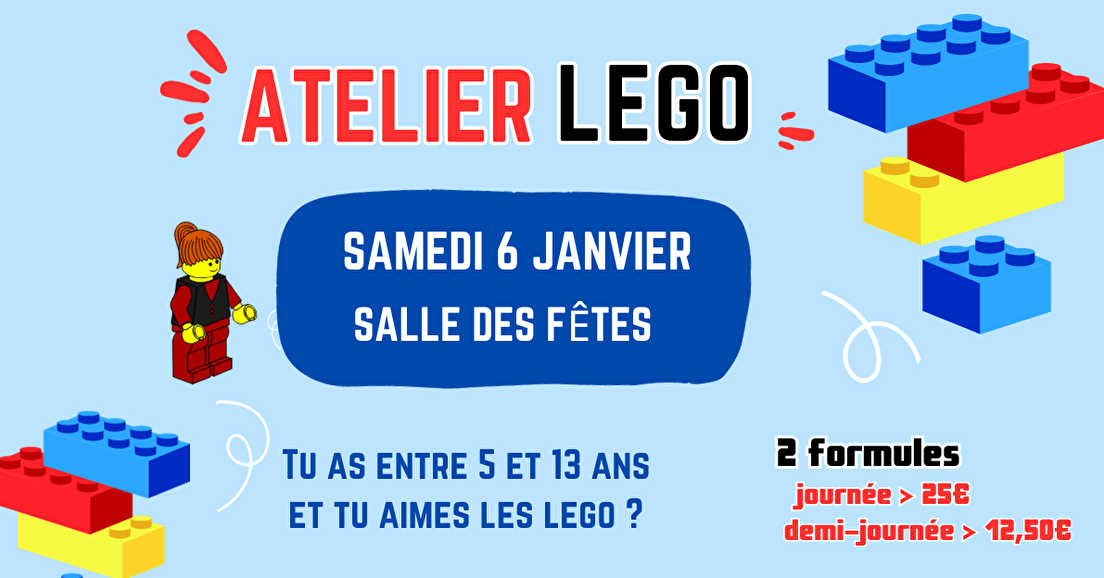 Atelier LEGO - samedi 6 janvier