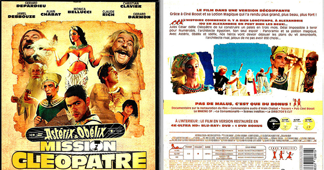 Restauration du film d'Alain CHabat : Asterix et Obelix, mission Cléopatre