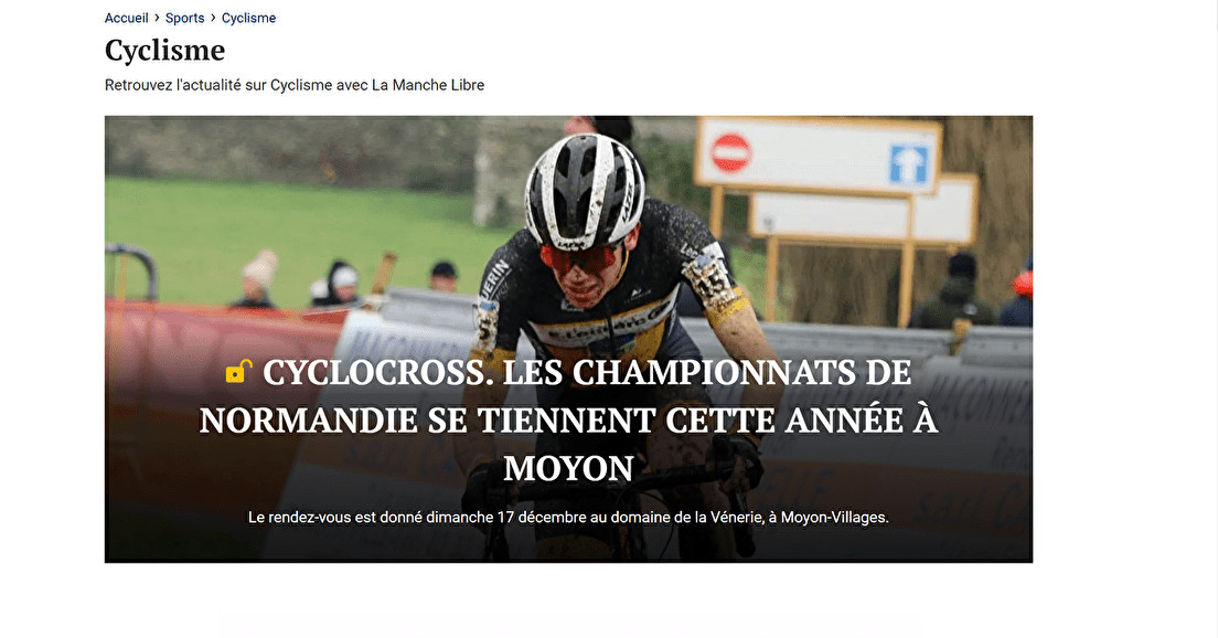 Les championnats de Normandie se tiennent cette année à Moyon