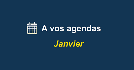 Agenda Janvier 2024