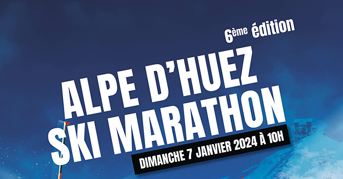 Alpe d'Huez ski marathon - 7 janvier