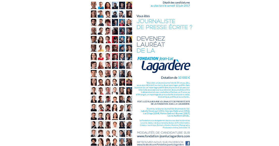 Appel à candidatures pour les bourses de la Fondation Lagardère