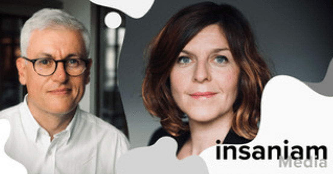 Céline Monsallier et Xavier Debontride, co-dirigeants de Insaniam média