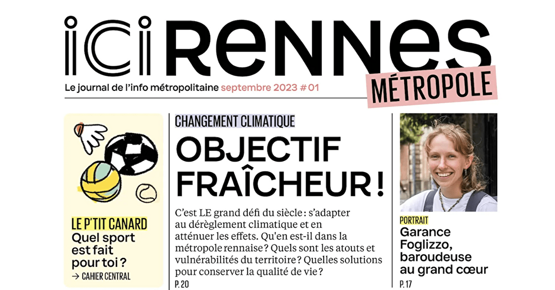« Ici Rennes Métropole », le nouveau mensuel d’information 2 en 1