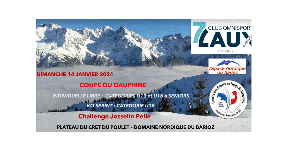 Barioz - Coupe du Dauphiné - Dim 14 Janvier