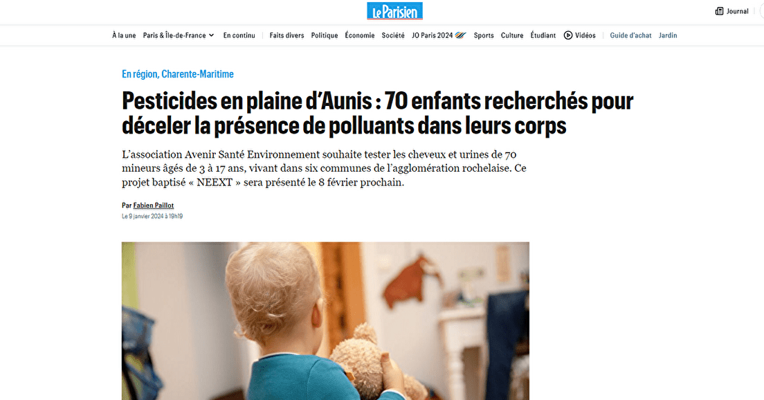 Pesticides en Aunis : 70 enfants recrutés pour des recherches !