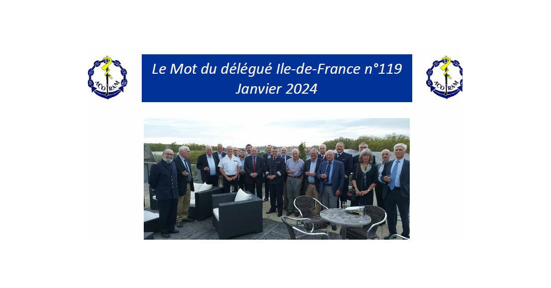 Le Mot du délégué Ile-de-France n°119