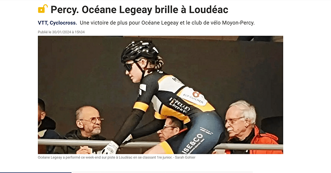 Océane Legeay brille à Loudéac