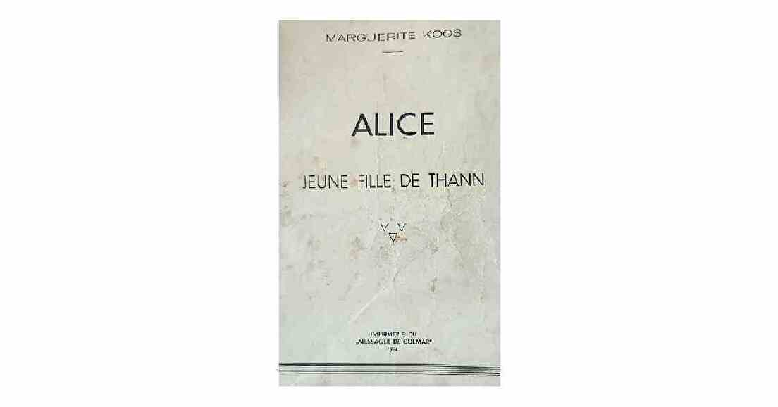 Alice, jeune fille de Thann