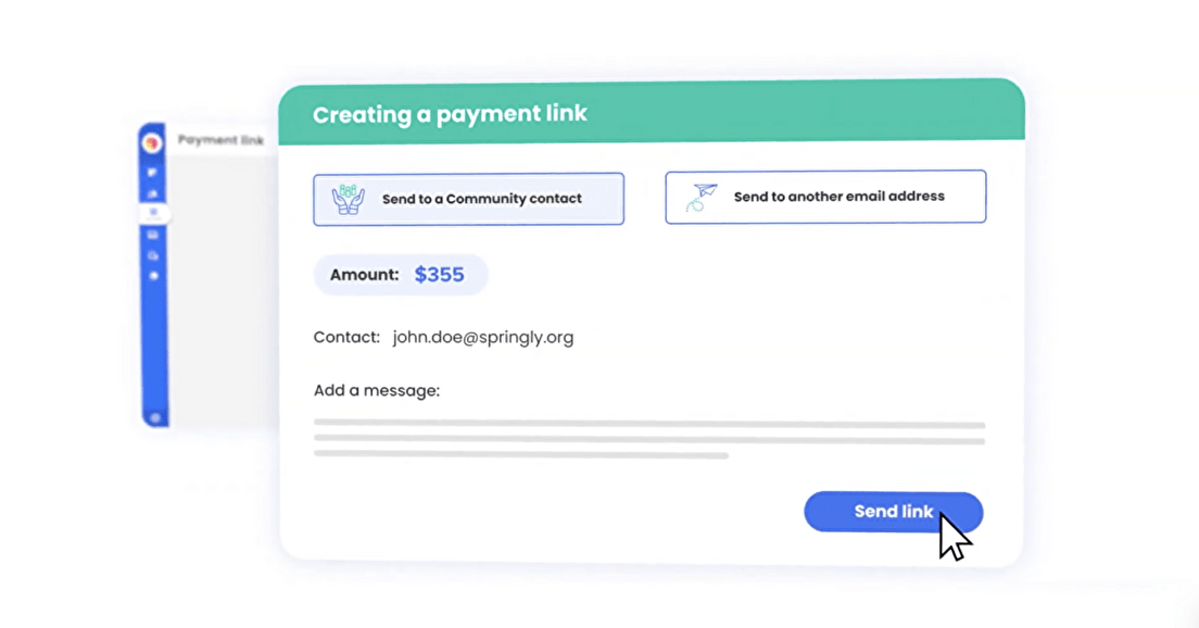 Send custom Payment Links using Springly