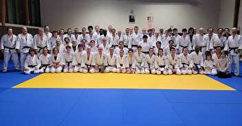 ASMB Judo : Entrainement avec les Clubs Copains pour les 85 ans de Michel