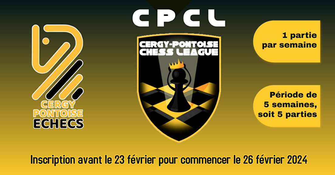 Cergy Pontoise Chess League !