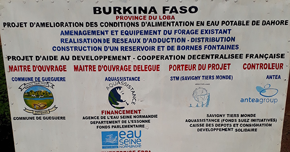 Burkina Faso - Réception des travaux de Dahoré