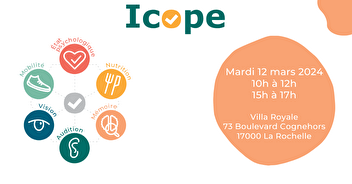Atelier d'information et dépistage ICOPE - 12 mars à la Villa Royale