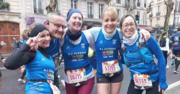 L'AJA Marathon dignement représenté au semi marathon de Paris