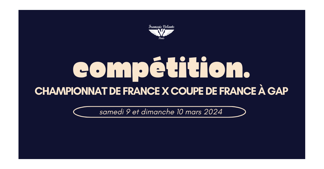 Championnat de France & Coupe de France ce week-end !