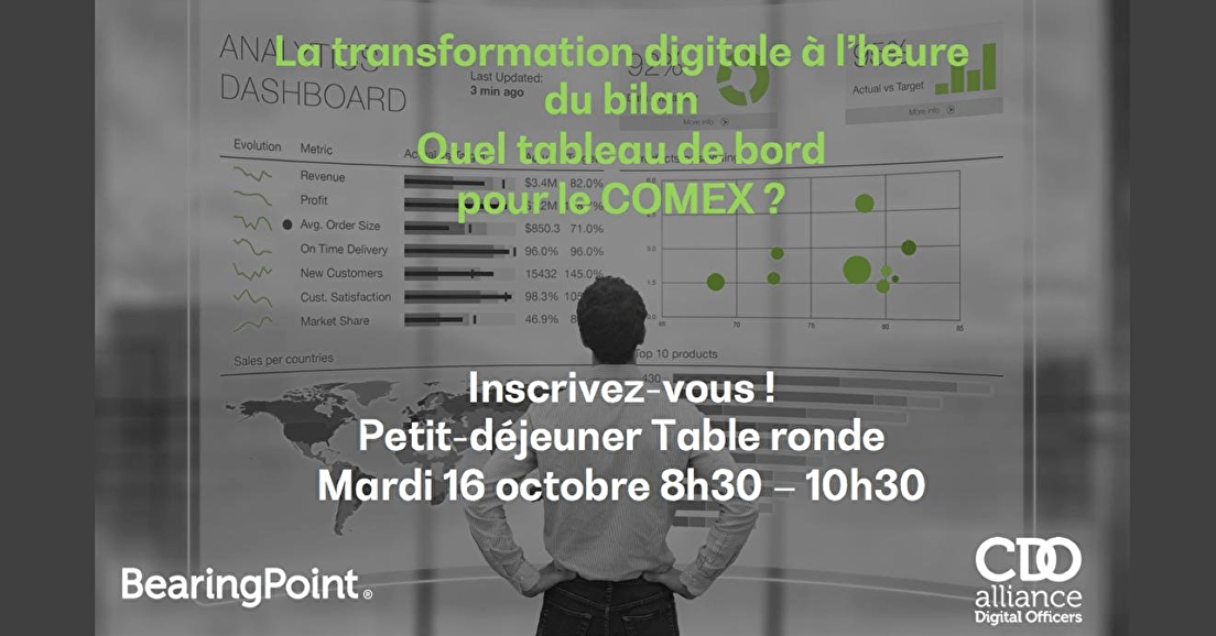 PDJ Table Ronde « Transformation digitale : tableau de bord pour le COMEX »