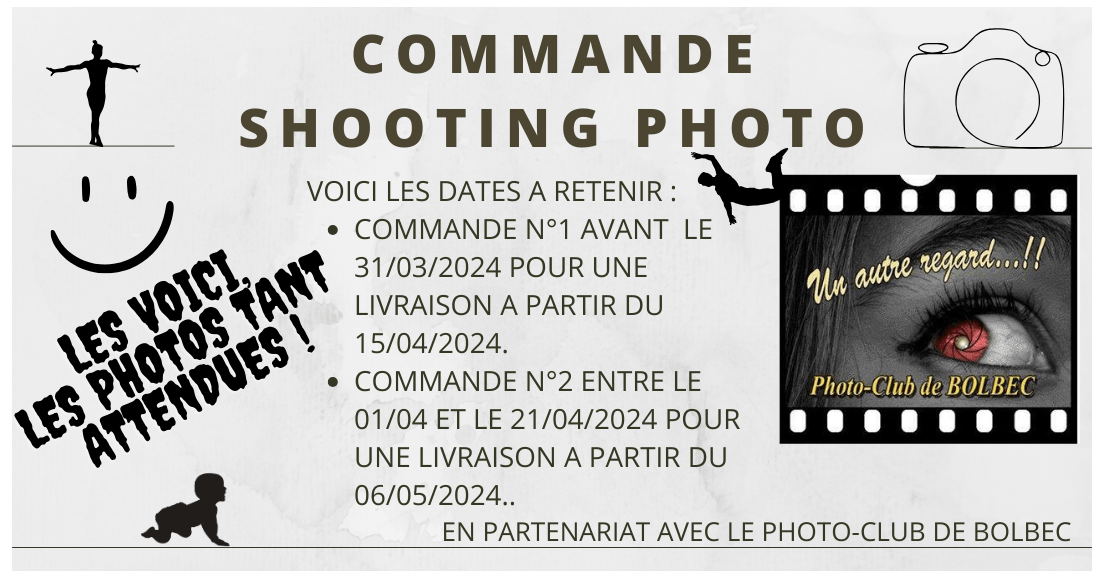 SHOOTING PHOTO - A VOS COMMANDES