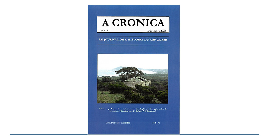 A Cronica n° 43 - 2022 (7€)