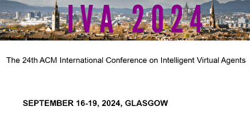CfP ACM 24th International Conference on Intelligent Virtual Agents