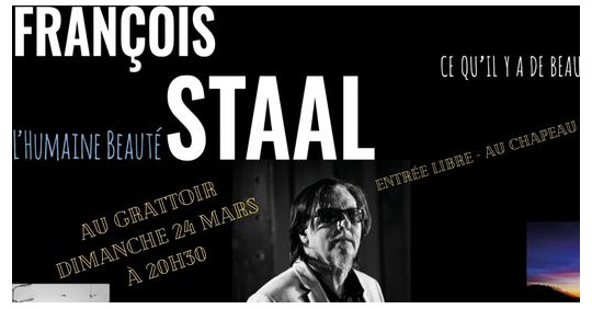 François Staal en concert à partir de 20h30 ...