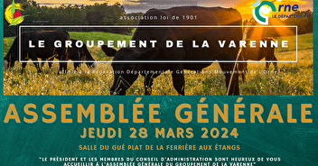 Assemblée Générale du Groupement de la Varenne - Jeudi 28 mars 2024