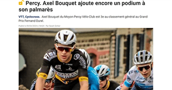 Axel Bouquet ajoute encore un podium à son palmarès