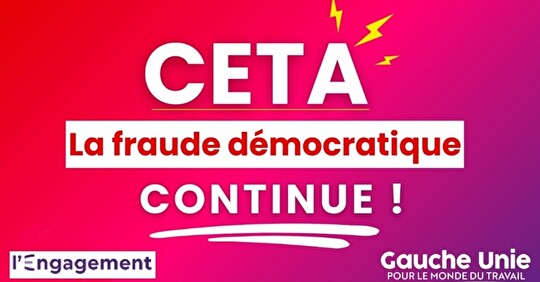 CETA :  Un déni de démocratie