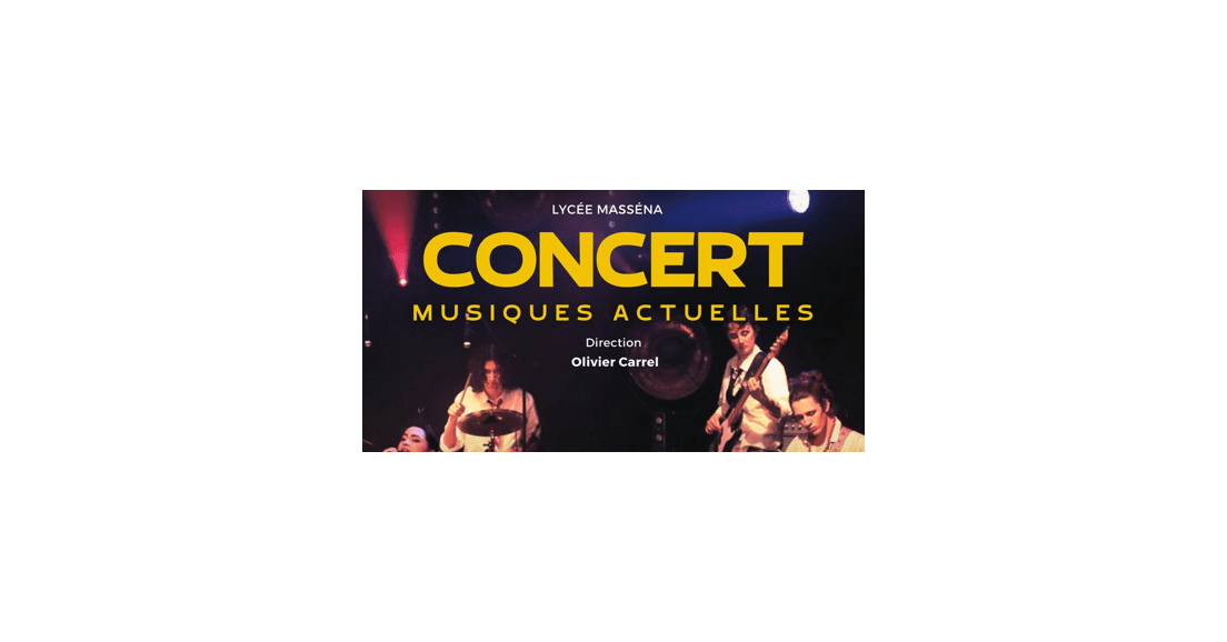 Concert des élèves du Lycée Masséna mardi 28 mai