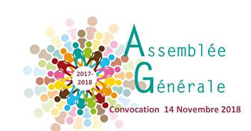Convocation Assemblée Générale Mercredi 14 Novembre 2018