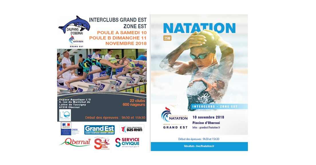 Grand Est Natation - Interclubs à Obernai