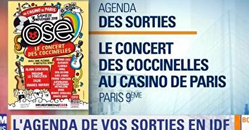 Annonce du Concert sur BFM TV Paris