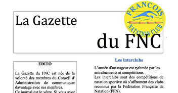 Gazette du FNC - N°1 - Juin 2018