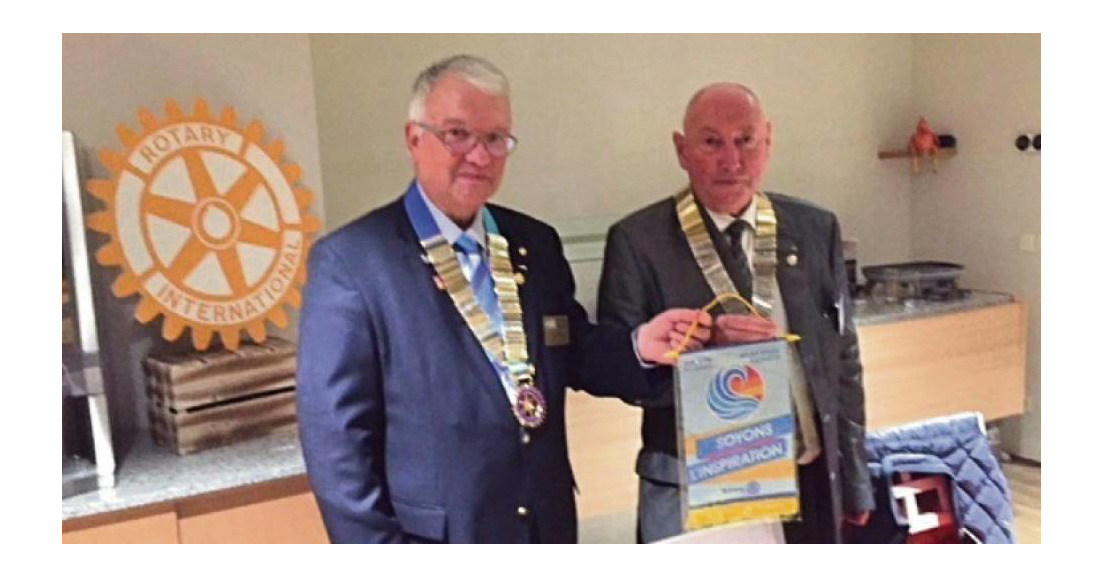 Le Rotary de Dieppe a reçu le gouverneur du district de Normandie
