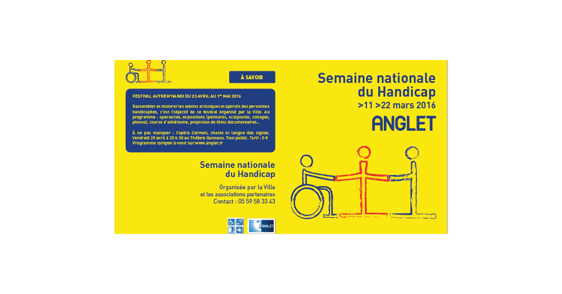 Semaine nationale du Handicap : une deuxième édition à Anglet.