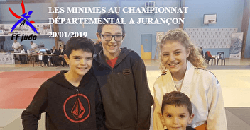 Mathieu, Mickaël et Cassandra au Championnat départemental