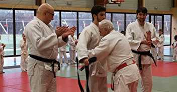 ASMB Judo : Remises de ceinture noire par Michel Bourasseau 2019